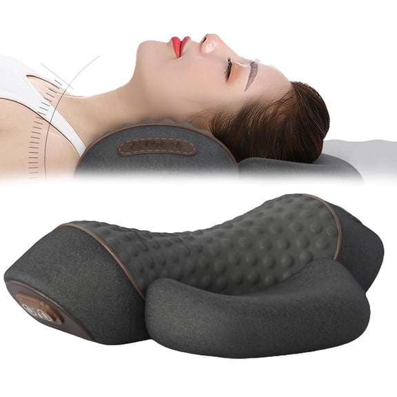 Artuvate Cervical Pillow, 3-in-1 Neck Massager & Relaxer with Heat, Deep Comfort Massage, Neck Stretcher for Gentle Daily Relaxation