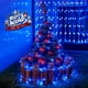 thumbnail image 3 of Cadena de luces JMEXSUSS 200 LED azules, 20 m, resistentes al agua, 8 modos, 3 of 7