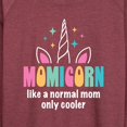 thumbnail image 3 of Instant Message - Momicorn - Women's Lightweight French Terry Long Sleeve Shirt, 3 of 6
