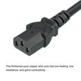 thumbnail image 5 of Uxcell AC Power Cord 3 Prong C14 Male to C13 Female 4.92Ft 250V 10A PDU Extension Cable, 5 of 5
