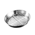 thumbnail image 1 of Elodie Roasting Pan and Rack Set BBQ Grilling Topper for Veggies Vegetable Barbecue 16cm, 1 of 8