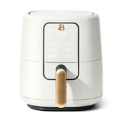 Beautiful 3 Qt Air Fryer with TurboCrisp Technology, EverGood Ceramic Nonstick Coating, White Icing by Drew Barrymore