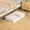 White#M, variant on Euahivb Under Bed Large Capacity Fabric Clothes Storage Box with Zipper and Dual Handles, Low Profile Foldable Organizer Bin for Garments Quilts, Space Saving Bedroom Storage Container