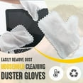 thumbnail image 7 of Tyeign White Microfiber Dusting Gloves 10-Pack, Reusable Cleaning Mitts for Blinds, Fans, Keyboards, Pet Hair, Car Interior—Lint-Free Sensitive Surface Wipe Alternative, 1*10Pc Gloves, 7 of 7