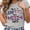 Grey, variant on Womens Tops Summer Versatile Plus Size Floral Graphic Tee Comfort Relaxed Fit Statement Print For Casual Outings Blouse Tunic S-3XL