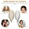 thumbnail image 3 of HORIALENCE 4pcs Fashionable Banana Hair Clips for Girls Strong Tension Electroplate, 3 of 6
