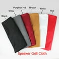 Black 54"Wide Speaker mesh Speaker Grill Cloth Stereo Grille Fabric