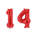 thumbnail image 3 of Paw Patrol Marshall 14th Birthday Foil Balloons Set Red Pink Kids Party, 3 of 3