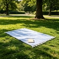 thumbnail image 4 of Lightweight Oversized Turkish Beach Towel Sand Free Quick Dry Soft Cotton Bath Pool Picnic Blanket with Tassels for Travel Camping Outdoor Vacation, 4 of 4