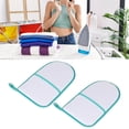 thumbnail image 1 of 2 piezas Guantes de planchado de guantes de vaporizador de vaporizador con la casa portátil protectora resistente al calor resistente al calor usado tira, 1 of 8