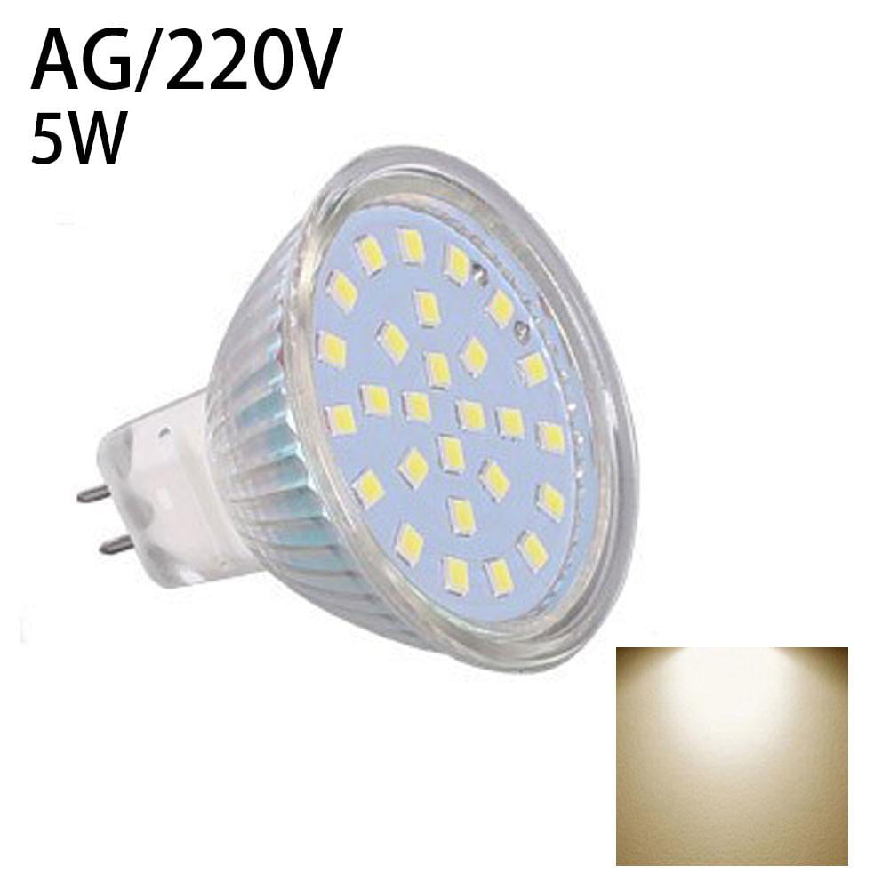 MR16 LED 4/6/10 Bulbs 3W 5W 7W Recessed Lamp Glass 220V US GU5.3 S7E7 - Walmart.com