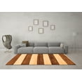 thumbnail image 3 of Ahgly Company Indoor Rectangle Abstract Orange Modern Area Rugs, 2' x 4', 3 of 4