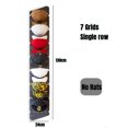 thumbnail image 5 of Bolsa de almacenamiento para colgar sombreros, gorra de béisbol, exhibición de artefactos, rejilla multicapa, colgante diario para el hogar, puerta trasera, colgante de fieltro para pared, 5 of 5