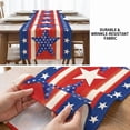 thumbnail image 6 of Beautynvta 4th of July Table Runner, Stars Stripes Patriotic Table Runner, 250th Anniversary Linen Table Runner for Kitchen Dining Table Decor, 72x13 Inch, 6 of 6