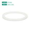 thumbnail image 2 of Uxcell 50 Yards Stiff Horsehair Braid 0.59" Wide Polyester Boning Sewing Wedding Dress Dance Light White, 2 of 6