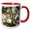 Red/White, variant on 3drose, Live Oak Old Tree Branches Spanish Moss 3d, 15oz Mug