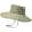 Beige, variant on CoCopeaunts Wide Brim Bucket Hat for Men Sports Hiking Fishing Polyester Twill Chin Cord Breathable Holes Foldable Fisherman Hats