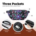 thumbnail image 2 of Sigee Colored Abstract for Multi-functional Belt Bag for Men and Women With Adjustable Strap For Travel Running Hiking, 2 of 8