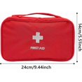 thumbnail image 2 of First Aid Bag Empty Pouch Travel Emergency Pouch Small Medical Kit Portable Travel First aid kit Mini Medicine Storage Bag, 2 of 5