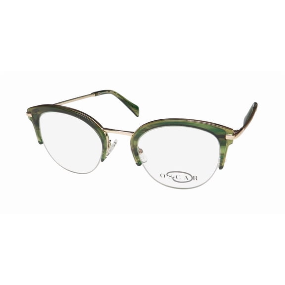 OSCAR DE LA RENTA OSL 737 ACETATE/STAINLESS STEEL GENUINE EYEGLASS FRAME/GLASSES