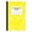 Yellow-A8, variant on Composition Notebook, Wide Ruled Composition Books, 100 Sheets/200 Pages, Hard Marble Cover, Sturdy Sewn Binding, Office Classroom Supplies, Yellow