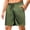 (Casual 49)Army Green, variant on Mens Summer Shorts Casual Breeches Fashion Running Color Block Dry 5 Inch Sports Outdoor Fitness Half Zipper Pockets Short Pants