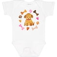 thumbnail image 3 of Inktastic Cute Puppy Valentine with Hearts and Bones Boys or Girls Baby Bodysuit, 3 of 5