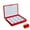 red plane 12, variant on Portable Paint Storage Box 12 Well 24 Well Watercolor Paint Storage Case Folding Paint Storage Box Paint Mixing Tray