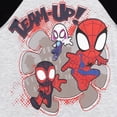 thumbnail image 7 of Marvel Spidey and His Amazing Friends Toddler Boys' Short Sleeve T-Shirt 4-Pack Spidey Red Black Blue, 7 of 7