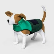 Color Block Option Dog Puffer - XS - Blue Green - Boots & Barkley