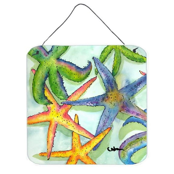 Starfish Aluminium Metal Wall or Door Hanging Prints