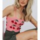 thumbnail image 3 of Camiseta sin mangas corta con tirantes para mujer, Top sin mangas con estampado de frutas a la moda para citas, fiesta y playa, 3 of 8