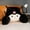 Kuromi Black, variant on Comfortable Back Cushion With Headrest Cinnamoroll My Melody Kuromi Cushion Lumbar Support Chair Sofa Bed Washable Gifts