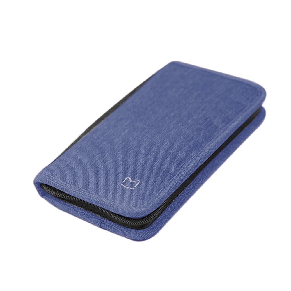 Travel Wallet Family Passport Credit Card Organizer Zipper Case