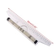 thumbnail image 2 of SagaSave Plastic Roll Parallel Ruler with Inch and Metric Drawing Parallel Ellipses Rolling Ruler Clear, 2 of 6