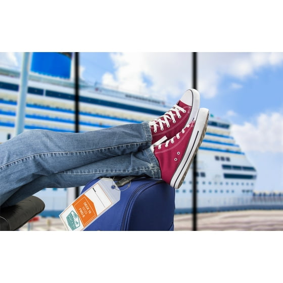 Port and Sea Cruise Luggage Tag (4 pack) for Carnival Cruise Lines