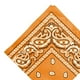 thumbnail image 5 of Bandana de algodón con estampado de cachemira Colcomx Naranja, 5 of 5