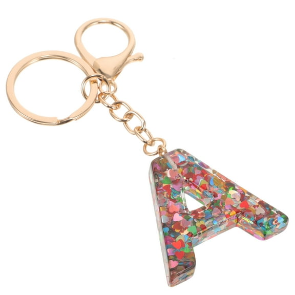 LEORX Multi Color Handbag Pendant Charms Keychains for Women Heart Shaped 1Pcs Accessory