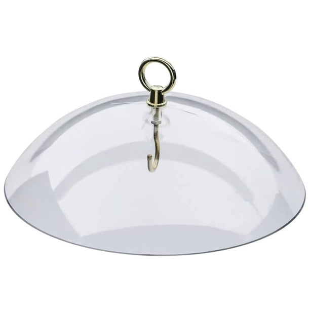 Cúpula protectora para comedero de pájaros, deflector exterior para comederos colgantes para pájaros, cubierta protectora, deflector para exteriores para comedero de pájaros, materiales ecológicos
