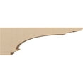 thumbnail image 3 of 6"W x 36"D x 12"H Thin Hughes Rough Cedar Woodgrain TimberThane Corbel, Primed Tan, 3 of 6