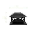 thumbnail image 5 of Better Homes & Gardens Nico Solar Powered Black Outdoor LED Deck Post Cap Light, 20 Lumens, 5 of 9