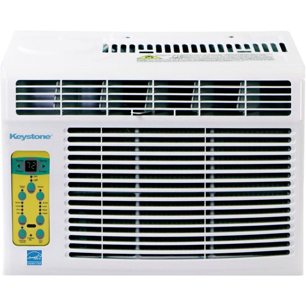Keystone 8,000 BTU Window Air Conditioner with "Follow Me" LCD Remote