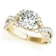 thumbnail image 2 of Pompeii 1 1/4 Ct Diamond Engagement Ring Wedding Band Set 14k Yellow Gold (H/I,I1-I2), 2 of 4