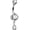 Silver-10mm., variant on Belly Button Ring Dangle Belly Rings 316L Surgical Steel Belly Button Piercing Jewelry Teardrop Navel Ring for Women