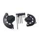 thumbnail image 1 of Accesorio de cubierta de embrague del estator del cárter del motor de motocicleta Deslizadores de suministros altos Negro, 1 of 9
