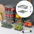 thumbnail image 1 of Food Storage for Vacuum Sealer Rectangle Organizer Vacuum Container Grey Grey 1.5L, 1 of 8
