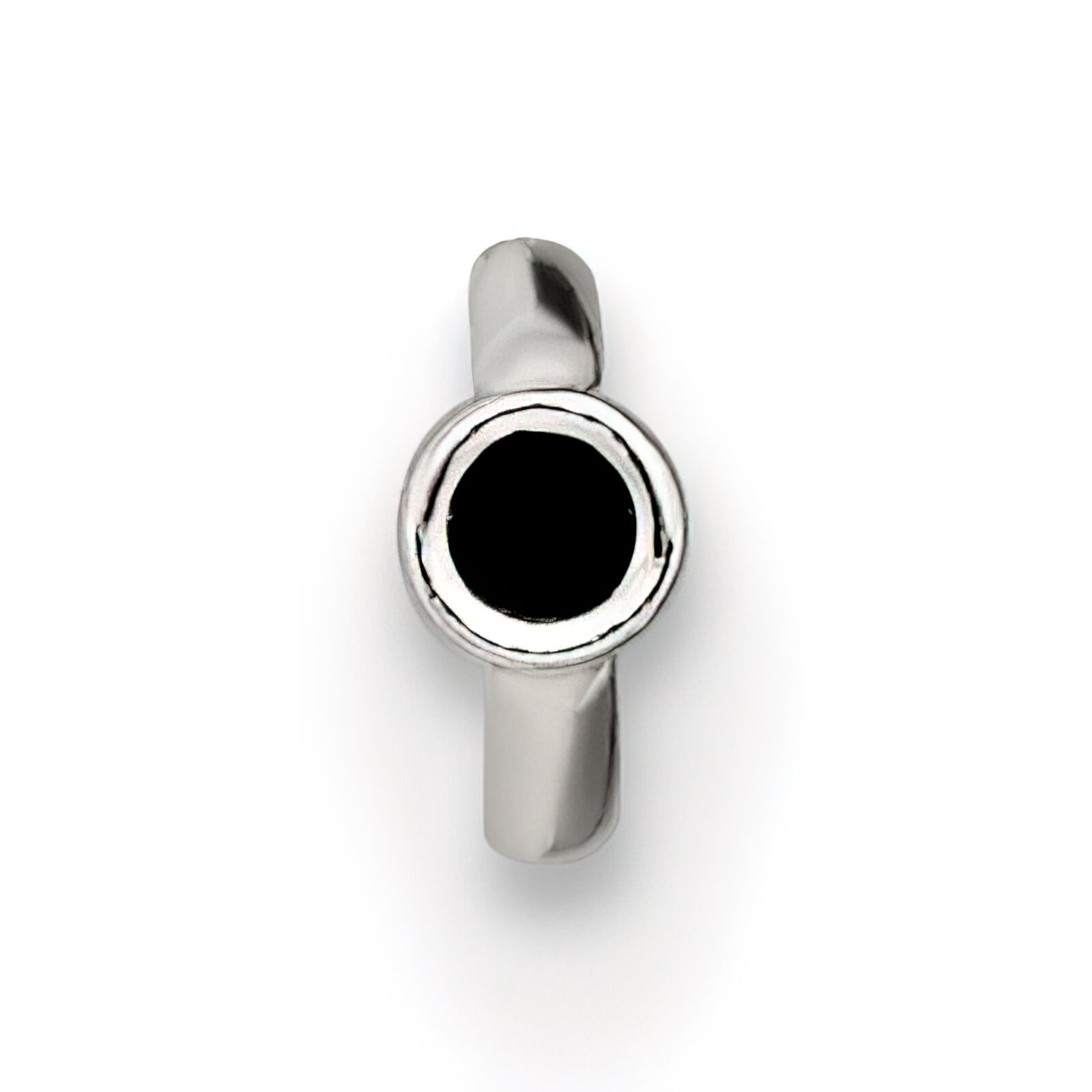 Sterling Silver Tube Crimp Cord End 1.3Mm - Pack Of 25