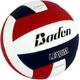 thumbnail image 3 of Baden LEXUM Ballon de Volleyball Intérieur en Microfibre - Ballon de Jeu Officiel Approuvé par la NFH, Rouge/blanc/marine, 3 of 5