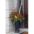 thumbnail image 6 of YIMBY Heritage Self Watering Tall Outdoor Garden Patio Planter Pot, (4 Pack), 6 of 7