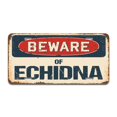 thumbnail image 1 of SignMission A-LP-04-479 Plaque d'Immatriculation en Aluminium Attention à Echidna, 1 of 1